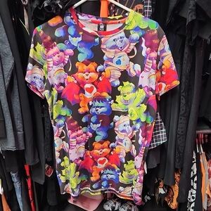 Colorful Graphic Carebears  T-Shirt Cakeworthy